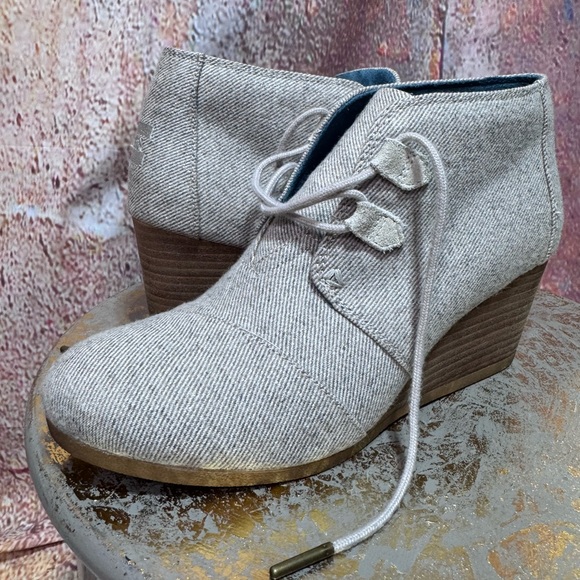 TOMS Women Tom’s Women\'s Wedge Ankle Boots - 9.5